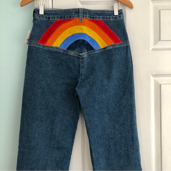 Free People Denim - SOLD ON ♏️ NEW Somewhere Over The Rainbow Jeans by Free People